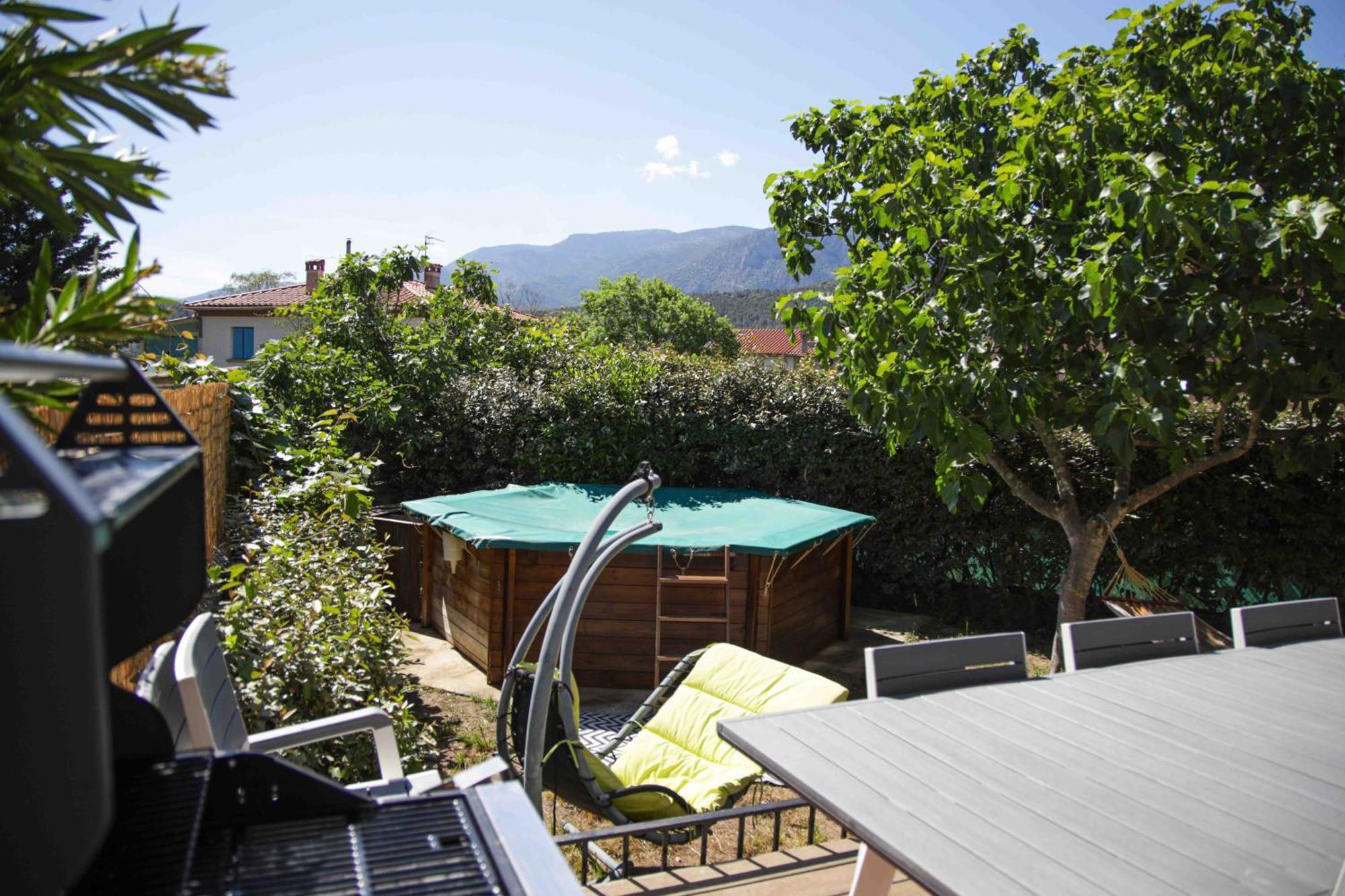 El Sola Spacieux Studio Avec Acces Jardin Et Piscine Corneilla-de-Conflent Екстериор снимка